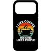 I Like Coffee And Maybe 3 People Custodia per iPhone 17 Pro Max Mi piace il caffè e forse 3 persone divertenti retrò
