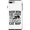 Reading Cat Lover Mom Cozy Chapter Nap Custodia per iPhone 7 Plus/8 Plus Prenota Mamma Amante Gatto Un Capitolo Uno Pisolino Gatto