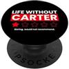 YO MINUS La vita senza Carter noioso non consiglierebbe una recensione divertente PopSockets PopGrip Adesivo