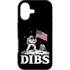 Modern Moon Exploration Science Apparel Custodia per iPhone 17 Luna Astronauta Dibs Artemide Missione Lunare Spazio Scienza Arte