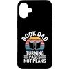 Bookworm Reading Introvert Book Lover Li Custodia per iPhone 16 Plus Lettura Libro Girare Pagine Non Piani Citazione