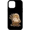 ghost cat stump stars cute Halloween pum Custodia per iPhone 12 Pro Max Gatto fantasma su moncone con stelle