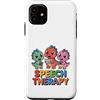 Happy Speech Path Designs Custodia per iPhone 11 Carino Dinosaur Logopedia SLP Comunicazione