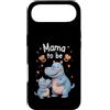 Mommy Hippopotamus Birthday Mother's Day Custodia per iPhone Air Mama to Be Funny Ippopotamo Mamma Mamma Madri Regalo Donne Ragazze