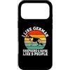 I Like German Shepherd And Maybe Like 3 Custodia per iPhone 17 Pro Max Mi piace Pastore Tedesco E Forse Piace 3 Persone Retro Vintage