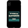 Jimbeels Custodia per iPhone XS Max Umorismo pazienza buffering