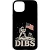 Modern Moon Exploration Science Apparel Custodia per iPhone 15 Plus Luna Astronauta Dibs Artemide Missione Lunare Spazio Scienza Arte