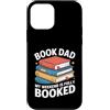 Reading Father Library Bookworm Dad Humo Custodia per iPhone 12 mini Book Dad My Weekend è un lettore completamente prenotato