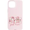 Mum Life Fun Custodia per iPhone 15 Supercute Anatra Uccello Animale Oca Rosa Ragazza