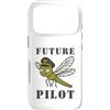 Cool Aviation Plane Airplane Pilot Train Custodia per iPhone 17 Pro Divertente libellula futuro pilota aviatore volo studente regalo