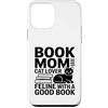 Cat Lover Reading Bookworm Mom Librarian Custodia per iPhone 12 mini Prenota Mom Cat Lover Feline Fine con una buona lettura