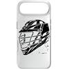 T-Shirts Grafiche de Intercrosse Custodia per iPhone Air Casco da lacrosse American Sport