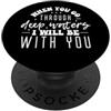 Deep Waters Isaiah 43 Cool Retro Sapphir Deep Waters Isaia 43 Christian Faith Bibbia Verso Cool Retro PopSockets PopGrip Adesivo