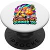 Sunset Summer Celebration Insegnante di festa per vacanze tropicali estate 2026 PopSockets PopGrip Adesivo