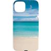 Tropical Cases Custodia per iPhone 15 Plus Spiaggia di Island Sandy
