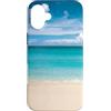 Tropical Cases Custodia per iPhone 16 Plus Spiaggia di Island Sandy