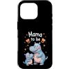 Mommy Hippopotamus Birthday Mother's Day Custodia per iPhone 16 Pro Mama to Be Funny Ippopotamo Mamma Mamma Madri Regalo Donne Ragazze