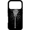 Magliette Grafiche de Lacrosse su prato Custodia per iPhone 17 Pro Disegno di una linea del bastone da lacrosse