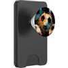 Fan Watch Football Fun Footie Fan Brown Soccer Pattern Love Game Match Of Football PopSockets PopWallet per MagSafe