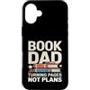 Bookworm Reading Introvert Book Lover Li Custodia per iPhone 16 Plus Lettura Libro Girare Pagine Non Piani Citazione