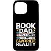 Reading Father Novel Lover Retro Sunset Custodia per iPhone 13 Pro Max Book Dad Fiction è la mia lettura di realtà preferita
