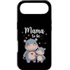 Mommy Hippopotamus Birthday Mother's Day Custodia per iPhone Air Mama to Be Funny Ippopotamo Mamma Mamma Madri Regalo Donne Ragazze