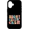 Future Nurse Appreciation Birthday Holid Custodia per iPhone 16 Divertente regalo per infermiere NICU per turni notturni, da uomo e da donna