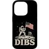 Modern Moon Exploration Science Apparel Custodia per iPhone 14 Pro Luna Astronauta Dibs Artemide Missione Lunare Spazio Scienza Arte