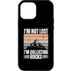 Funny Rock Collecting Gift Geologist Custodia per iPhone 12 Pro Max Rock Collector Geology Design per uomo donna Rockhounds