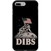 Modern Moon Exploration Science Apparel Custodia per iPhone 7 Plus/8 Plus Luna Astronauta Dibs Artemide Missione Lunare Spazio Scienza Arte