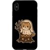 ghost cat stump stars cute Halloween pum Custodia per iPhone XS Max Gatto fantasma su moncone con stelle
