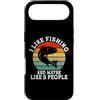 I Like Fishing And Maybe 3 People Custodia per iPhone Air Mi piace pescare e forse 3 persone divertenti retrò