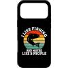 I Like Fishing And Maybe 3 People Custodia per iPhone 17 Pro Max Mi piace pescare e forse 3 persone divertenti retrò