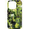 Whyitsme Design Custodia per iPhone 14 Pro Cool Black Aurora Boreale del Nord Luci, Astratto