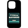 Jimbeels Custodia per iPhone 15 Pro Umorismo pazienza buffering
