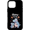 Mommy Hippopotamus Birthday Mother's Day Custodia per iPhone 16 Pro Max Mama to Be Funny Ippopotamo Mamma Mamma Madri Regalo Donne Ragazze