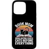 Cats Before Everything Books Before Peop Custodia per iPhone 15 Pro Max Prenota Mamma Amante Gatti Libri Prima di Persone Gatti Prima Di Tutto