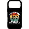 I Like Music And Maybe 3 People Custodia per iPhone 17 Pro Max Mi piace la musica e forse 3 persone divertente retrò