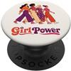 Vintage Women Empowerment & Equality Art Retro Groovy Girl Power Femminista Diverse Donne Sorellanza PopSockets PopGrip Adesivo