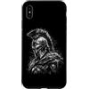 Spartan Warrior Ancient Greek Helmet Bat Custodia per iPhone XS Max Mitologia greca dell'elmo dell'antico guerriero spartano