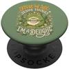 First of All Delight In Faith Frog Gesù pensa che io sia una delizia Divertente Christian Frog Fede 1 PopSockets PopGrip Adesivo