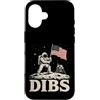 Modern Moon Exploration Science Apparel Custodia per iPhone 16 Luna Astronauta Dibs Artemide Missione Lunare Spazio Scienza Arte