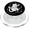 Animal Mood Studio Gatto divertente viaggio umorismo percorso di volo grafica animale PopSockets PopGrip per MagSafe