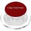 Merch For Gamers Clip Farmer Guadagna Soldi Clipping Meme Farm IRL Streamers dal vivo PopSockets PopGrip per MagSafe