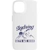 skydiving fall jump fly tandem parachute Custodia per iPhone 14 Il salto con il paracadute mi rende alto