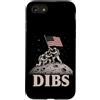 Modern Moon Exploration Science Apparel Custodia per iPhone SE (2020) / 7/8 Luna Astronauta Dibs Artemide Missione Lunare Spazio Scienza Arte