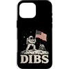Modern Moon Exploration Science Apparel Custodia per iPhone 16 Pro Max Luna Astronauta Dibs Artemide Missione Lunare Spazio Scienza Arte
