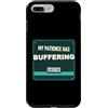 Jimbeels Custodia per iPhone 7 Plus/8 Plus Umorismo pazienza buffering
