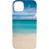 Tropical Cases Custodia per iPhone 14 Plus Spiaggia di Island Sandy