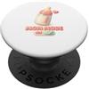 Modalità mamma sulla nuova mamma carina Modalità mamma sul biberon Simpatica festa della mamma per PopSockets PopGrip Adesivo